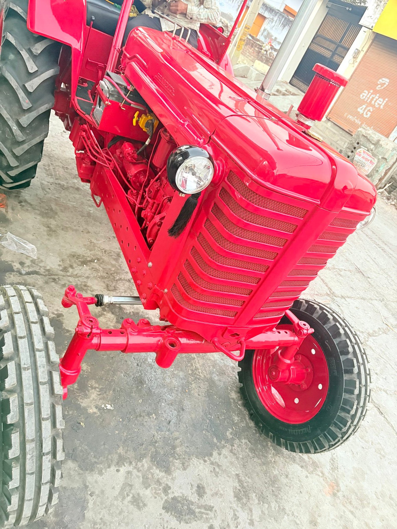 Belarus tractor front three-quarter view