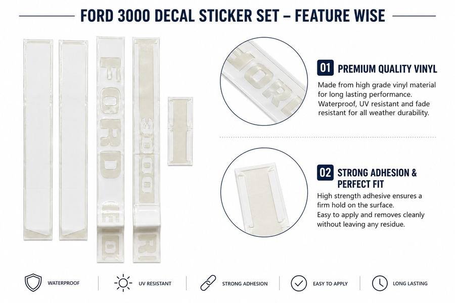 Ford 3000 decal set