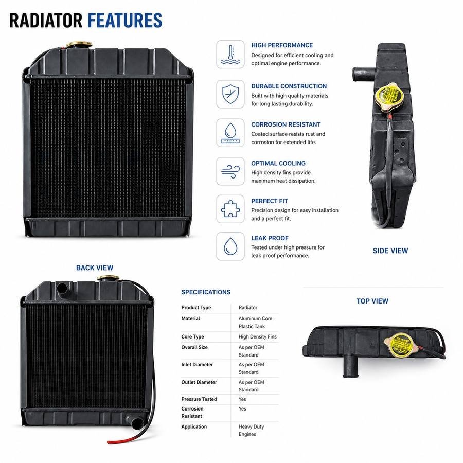 Tractor radiator