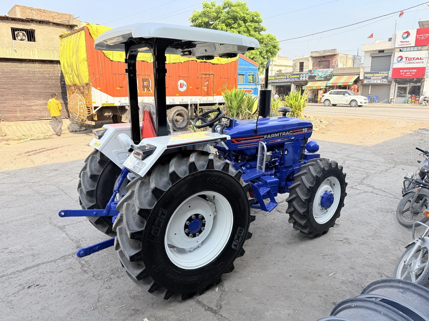 Farmtrac 70 restored rear